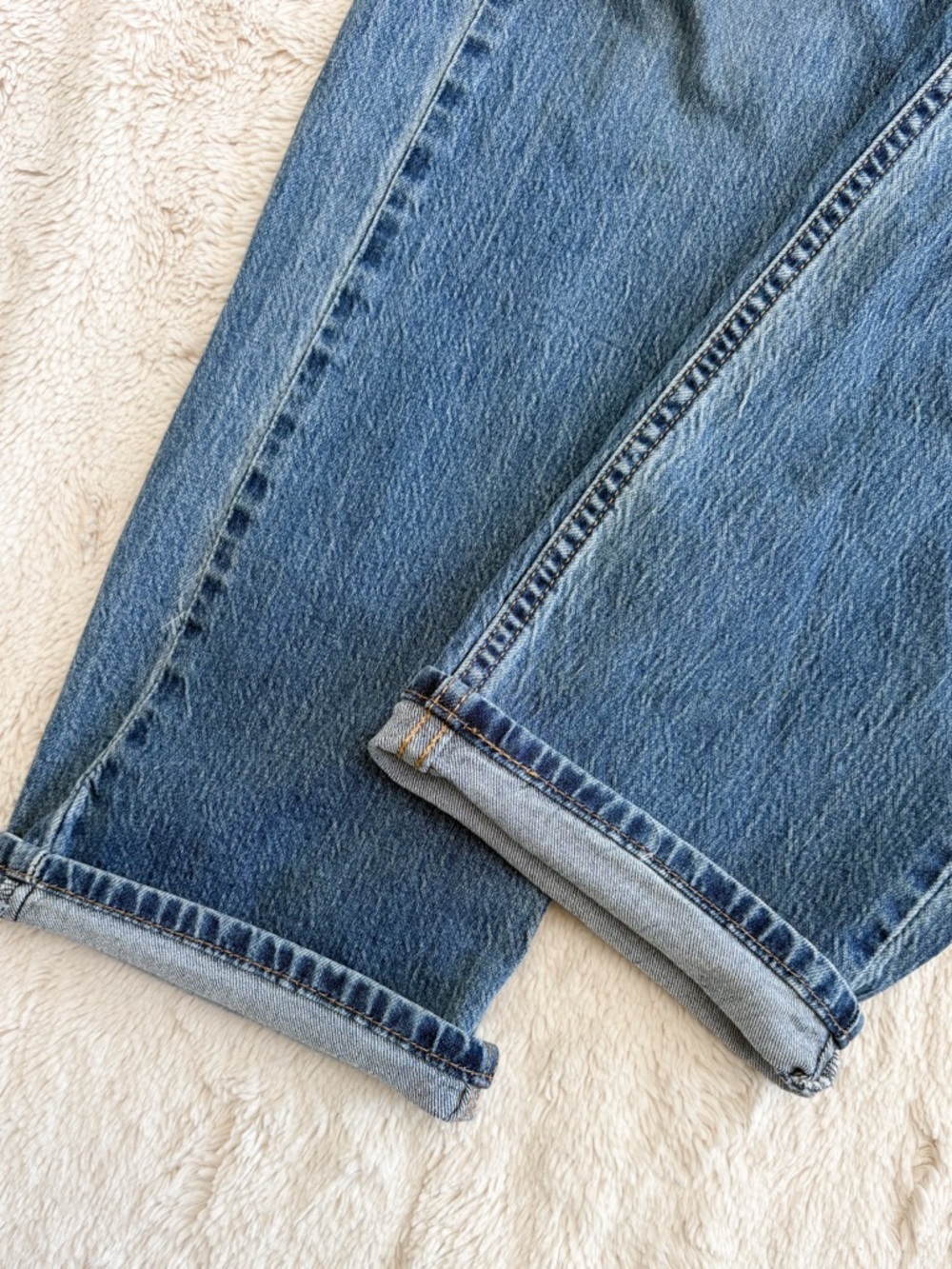 Levi’s 505 Jeans Men’s 34x32 Straight Leg Medium Wash Denim - Picture 5 of 5